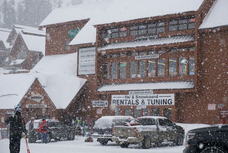 Christy Sports Big Sky ski and snowboard rentals in Montana