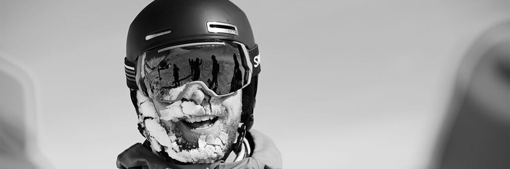 smith helmets and a snowy beard