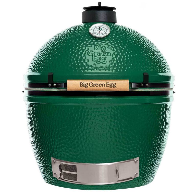 XL version of Big Green Egg Brand Grill