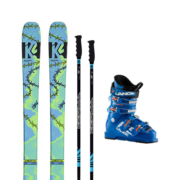 demo seasonal ski rental package for kids