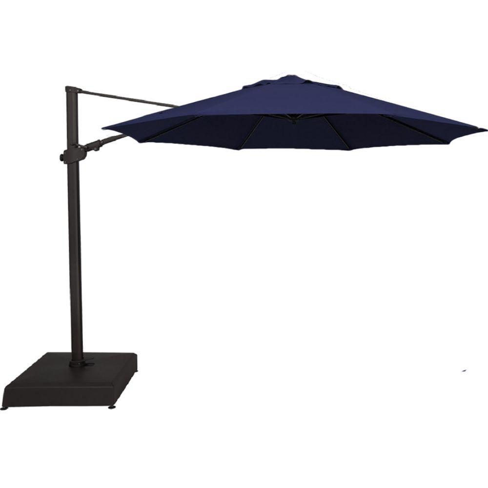 Dark Blue Cantilever Patio Umbrella