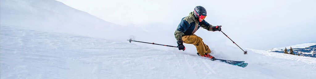 Skier on a slope