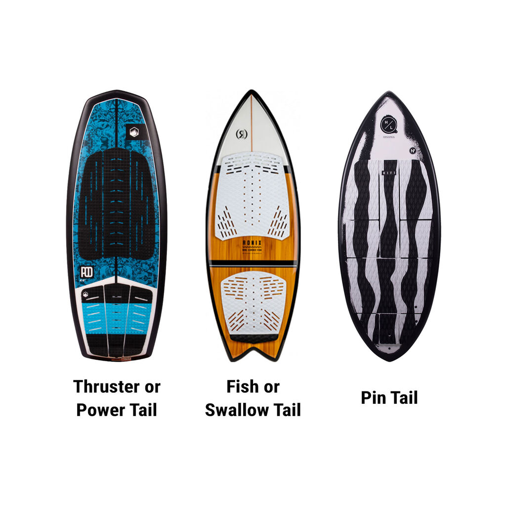 diagram of different board shapes