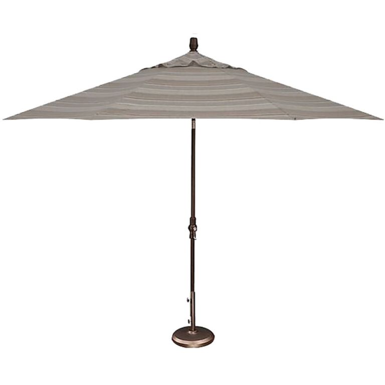 Grey Patio Umbrella With Stand