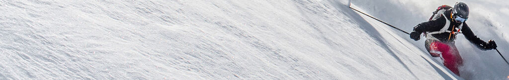 Skier in deep powder