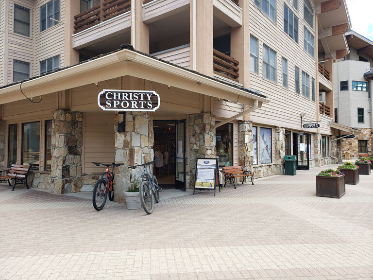Christy Sports Deer Valley Storefront in the summer