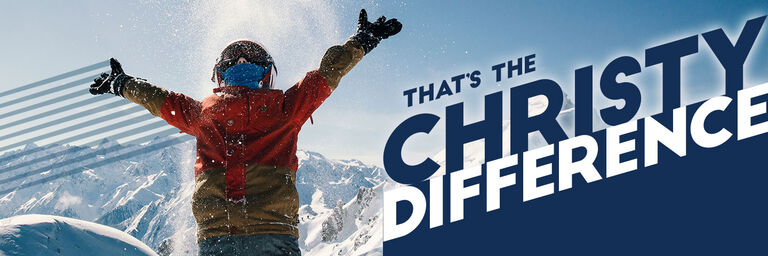 Save up to 20% on ski and snowboard rentals - that's the christy difference