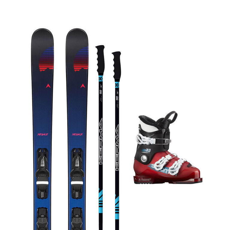 premium seasonal ski rental package for kids