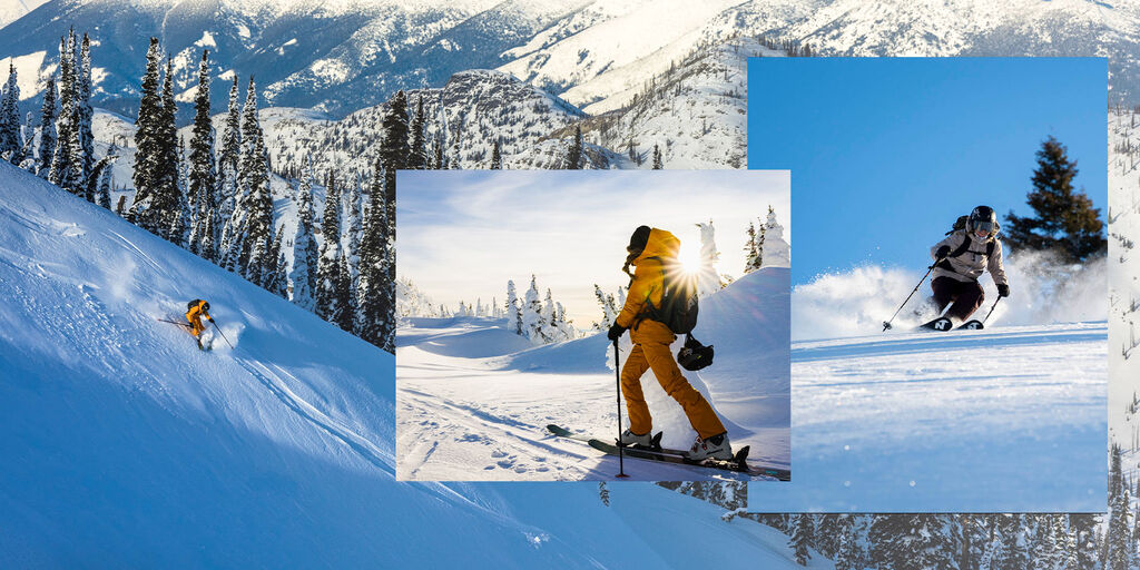 Skiers riding Nordica skis