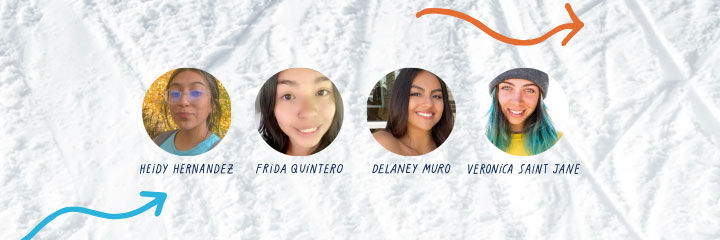 Four women from SOS outreach/Nordica cohort