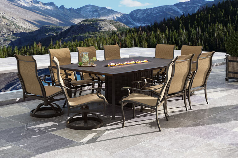 Monterey by Castelle sling dining furniture collection