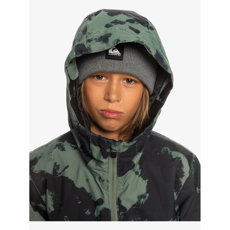 Quiksilver Mission Printed Block Insulated Snow Jacket Junior Boys image number 2