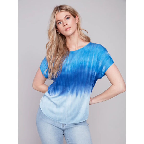 Charlie B Tie Dye Dolman Top Womens