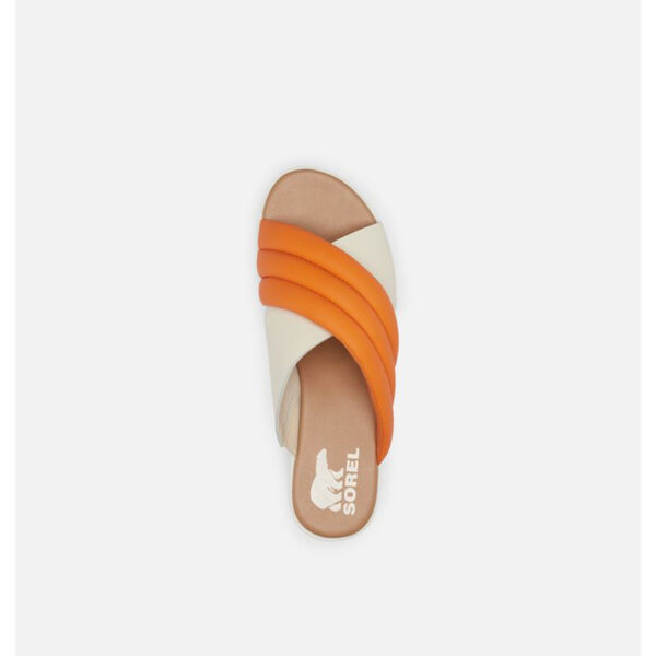 Sorel Cameron Flatform Puff Wedge Mule Sandals Womens