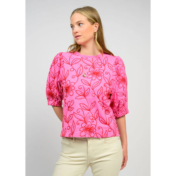 Ivy Jane Floral Vines Knit Top