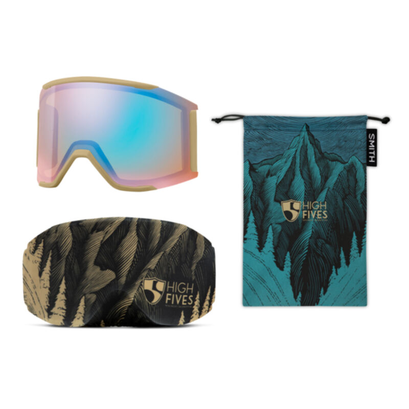 Smith Squad MAG Goggle + ChromaPop Everyday Green Mirror Lens image number 5