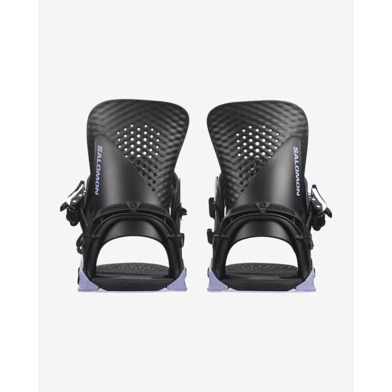 Salomon Hologram Snowboard Bindings - Black / Brunnera Blue image number 2