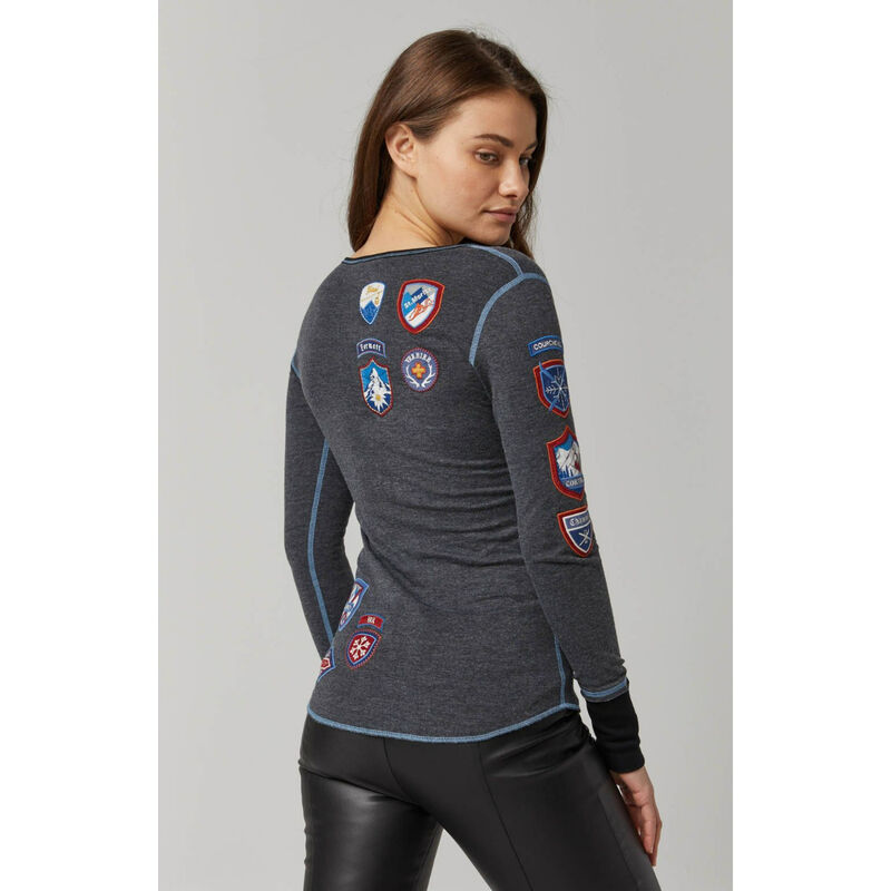 Alp N Rock Ski The World Henley Shirt Womens image number 1