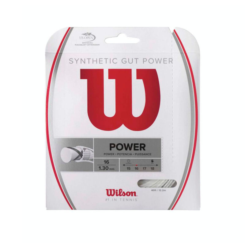 Wilson Synthetic Gut Power 16 Tennis String image number 0