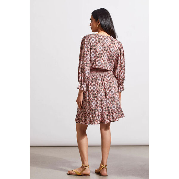 Tribal Printed Challis Dress Womens