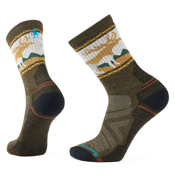 Smartwool Hike Mountain Moose Crew Socks Mens