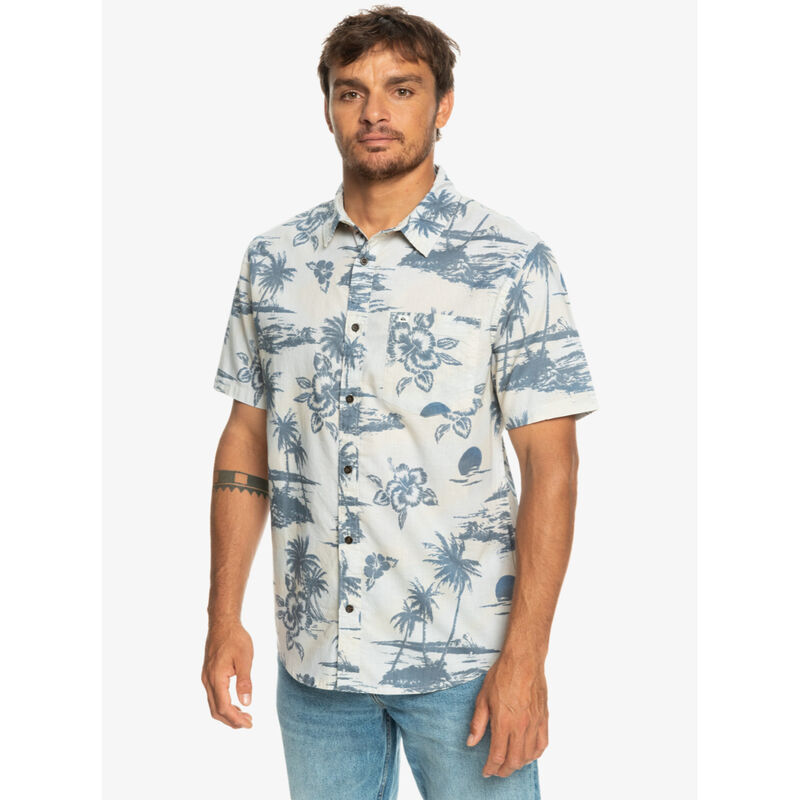 Quiksilver Airflow Cotton Short-Sleeve Shirt Mens image number 2