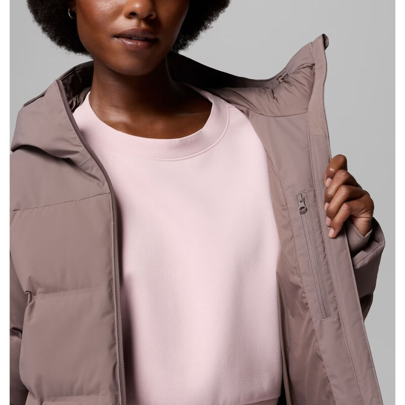 Columbia Amaze Puff Heat Seal Mid Hooded Jacket Womens image number 8