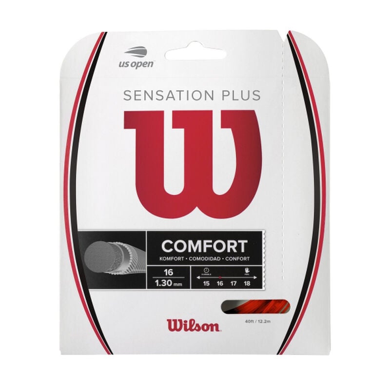Wilson Sensation Plus Tennis String 16 Gauge Red image number 0