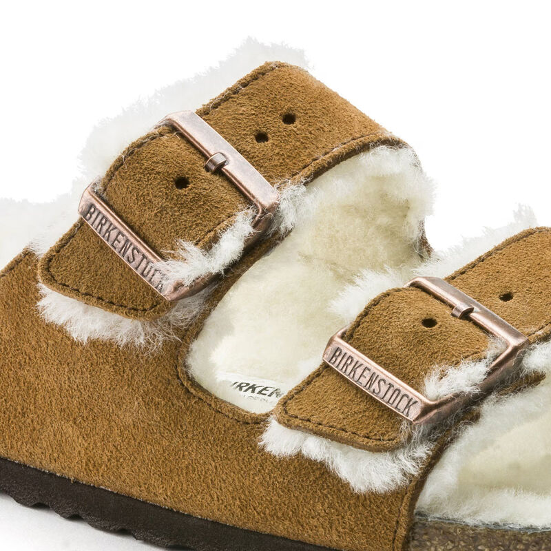 Birkenstock Arizona Shearling Sandals Womens image number 7