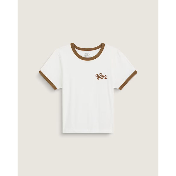 Vans Left Script Ringer T-Shirt Womens