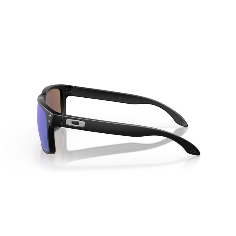 Oakley Holbrook Sunglasses Matte Black/Prizm Sapphire Polarized image number 2