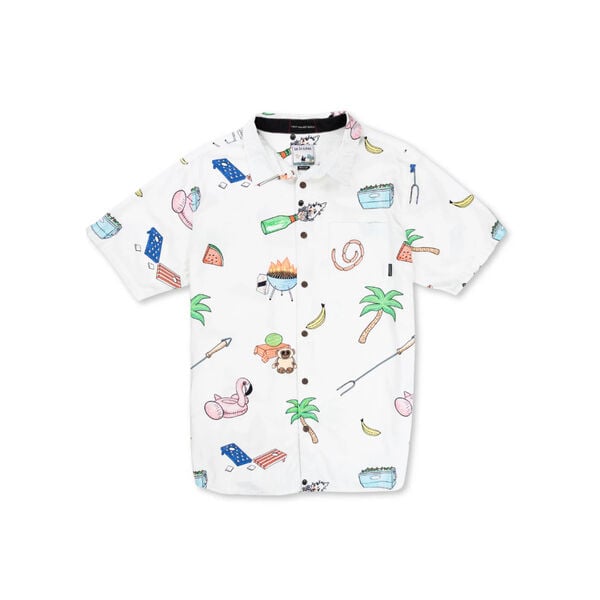 Baja Llama The BBQ Shirt Mens
