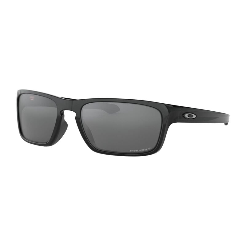 Oakley Sliver Stealth Sunglasses Polished Black/Prizm Black Polarized image number 1