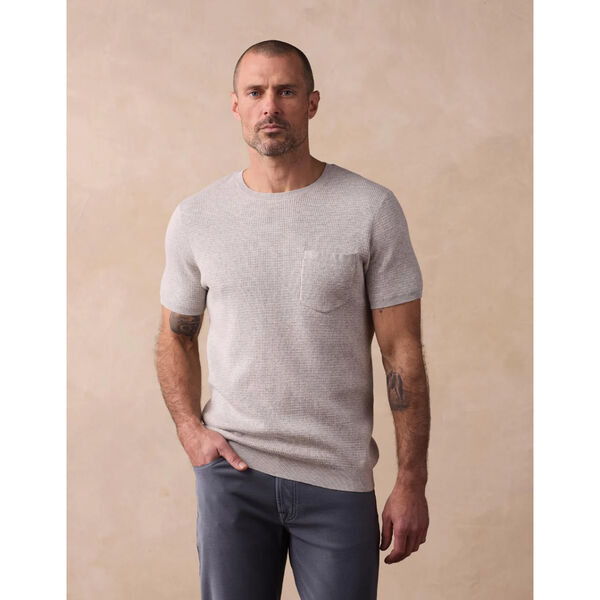 The Normal Brand Waffle Knit Sweater Tee Shirt Mens