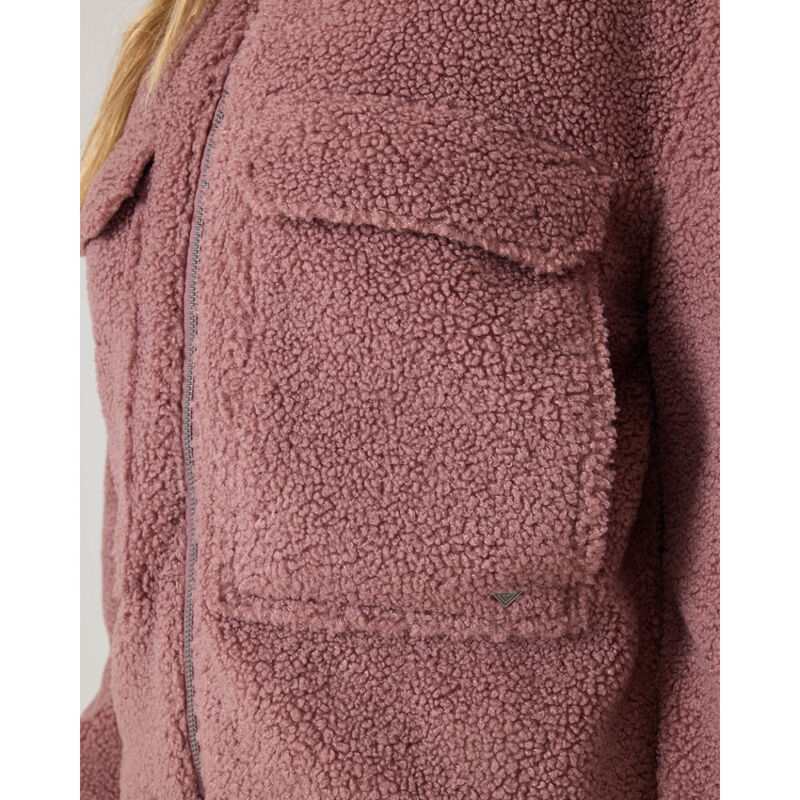 Roxy Amelia Cropped Boucle Jacket Womens image number 3
