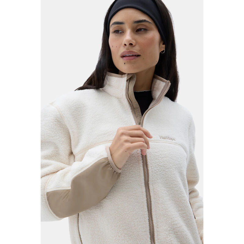 Halfdays Chapelle Fleece Jacket Womens image number 3