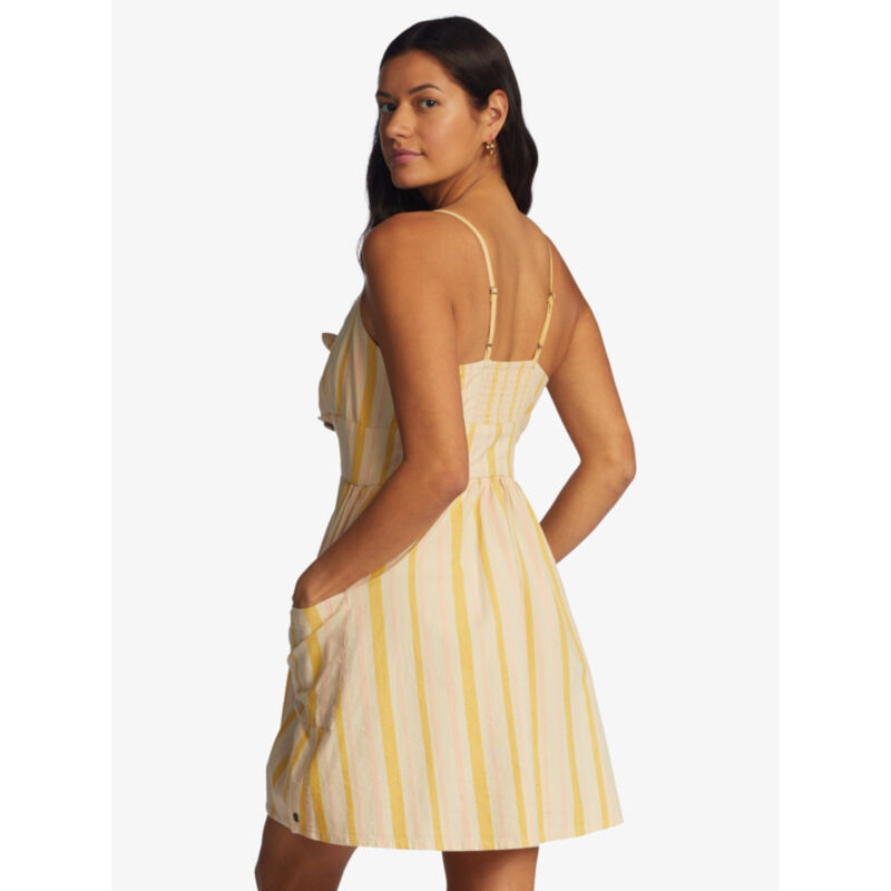 Roxy Under The Cali Sun Stripe Strappy Dress Womens image number 2