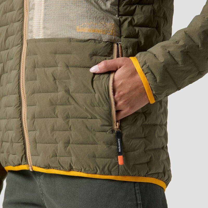 Backcountry Peale Primaloft Stitch-Free Baffle Stretch Jacket Womens image number 4
