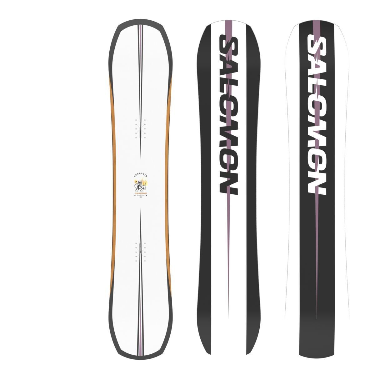 スノーボード SALOMON ASSASSIN 158wide Salomon Assassin Pro Men's All-Mountain Snowboard, 158cm