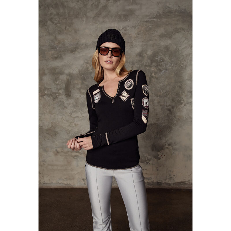 Alp N Rock USA Resorts Henley Shirt Womens image number 0