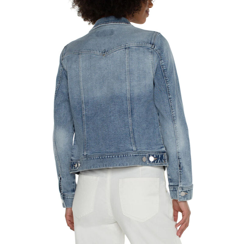 LiverPool Classic Jean Jacket Womens image number 1