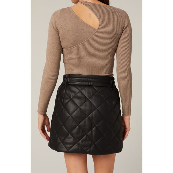 Alp N Rock Emilia Quilted Mini Skirt Womens