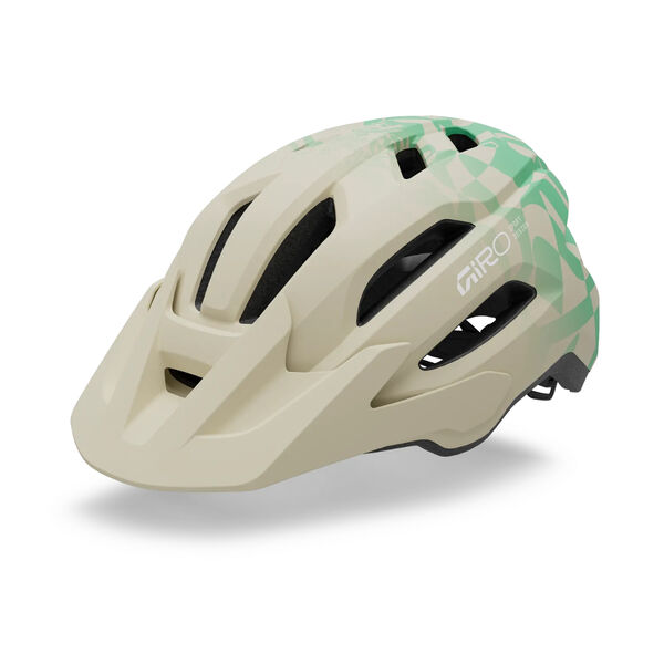 Giro Fixture Mips II Helmet Unisex - Matte Stone / Green Rush
