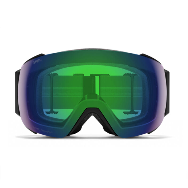 Smith I/O Mag Low Bridge Fit Goggles + ChromaPop Everyday Green Mirror Lens image number 1