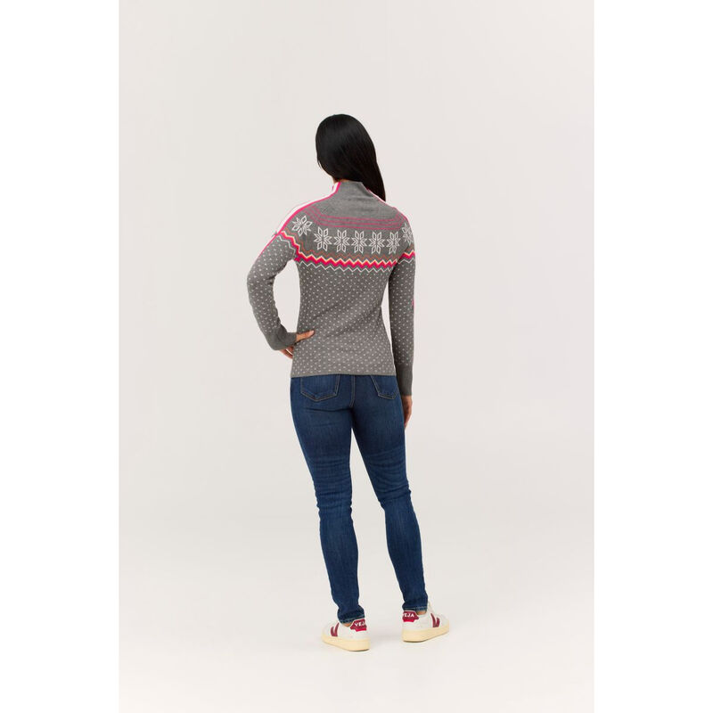 Krimson Klover Snowhut Zip Neck Sweater Womens image number 2