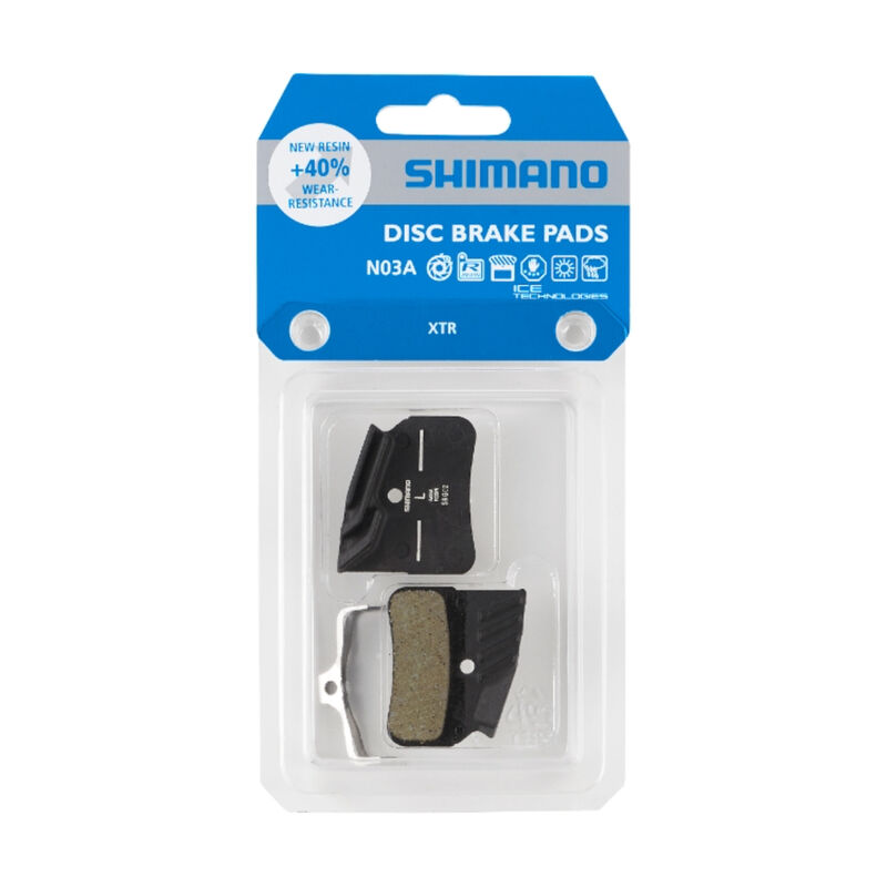 Shimano Brake Pad Shi J02A Resin Pad and Spring with Fin Disc Clampers image number 0