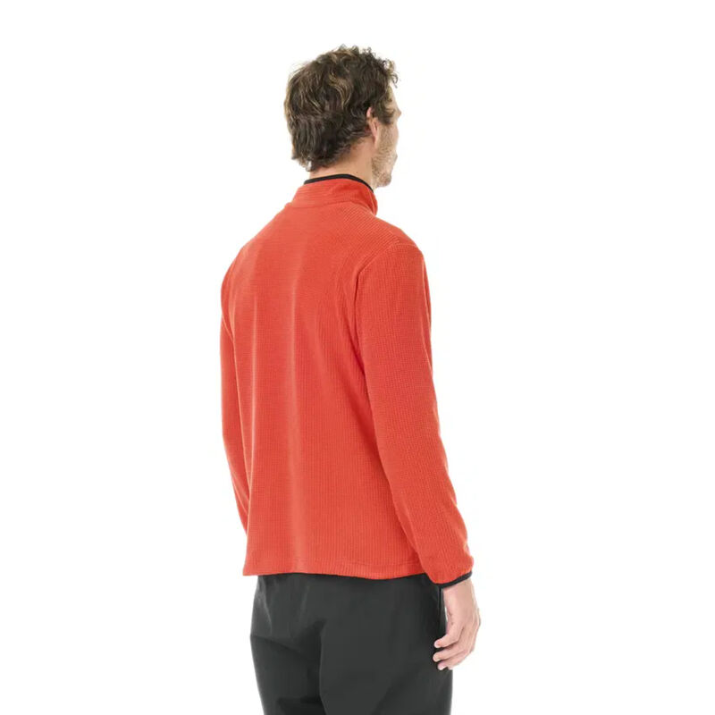 Picture Weavy 1/4 Grid Fleece Mens image number 3
