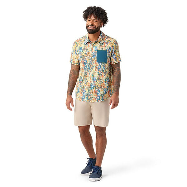 Smartwool Printed Short-Sleeve Button Down Mens