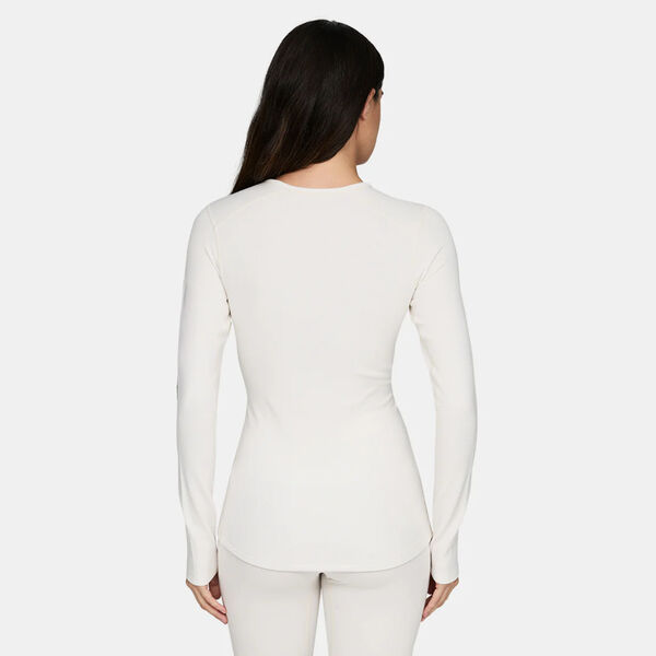Le Bent Heavyweight Grid Fleece Crew Base Layer Womens