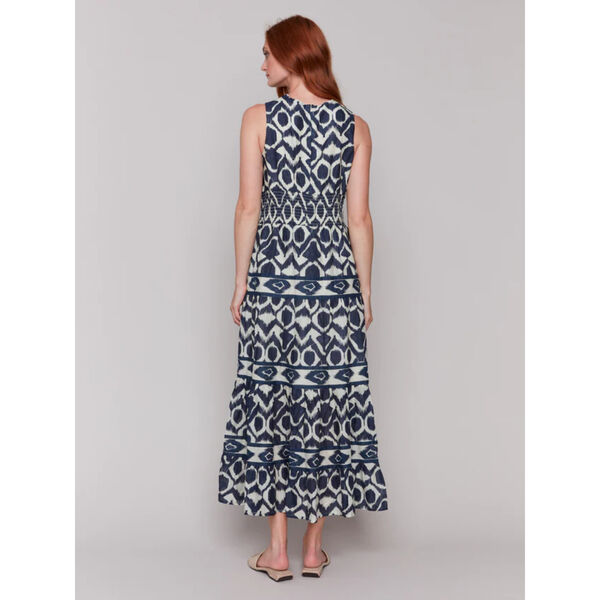Charlie B Printed Sleeveless Cotton Maxi Dress Womens